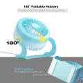 Portable Mini Electric Stand Fan Toy Travel Timer